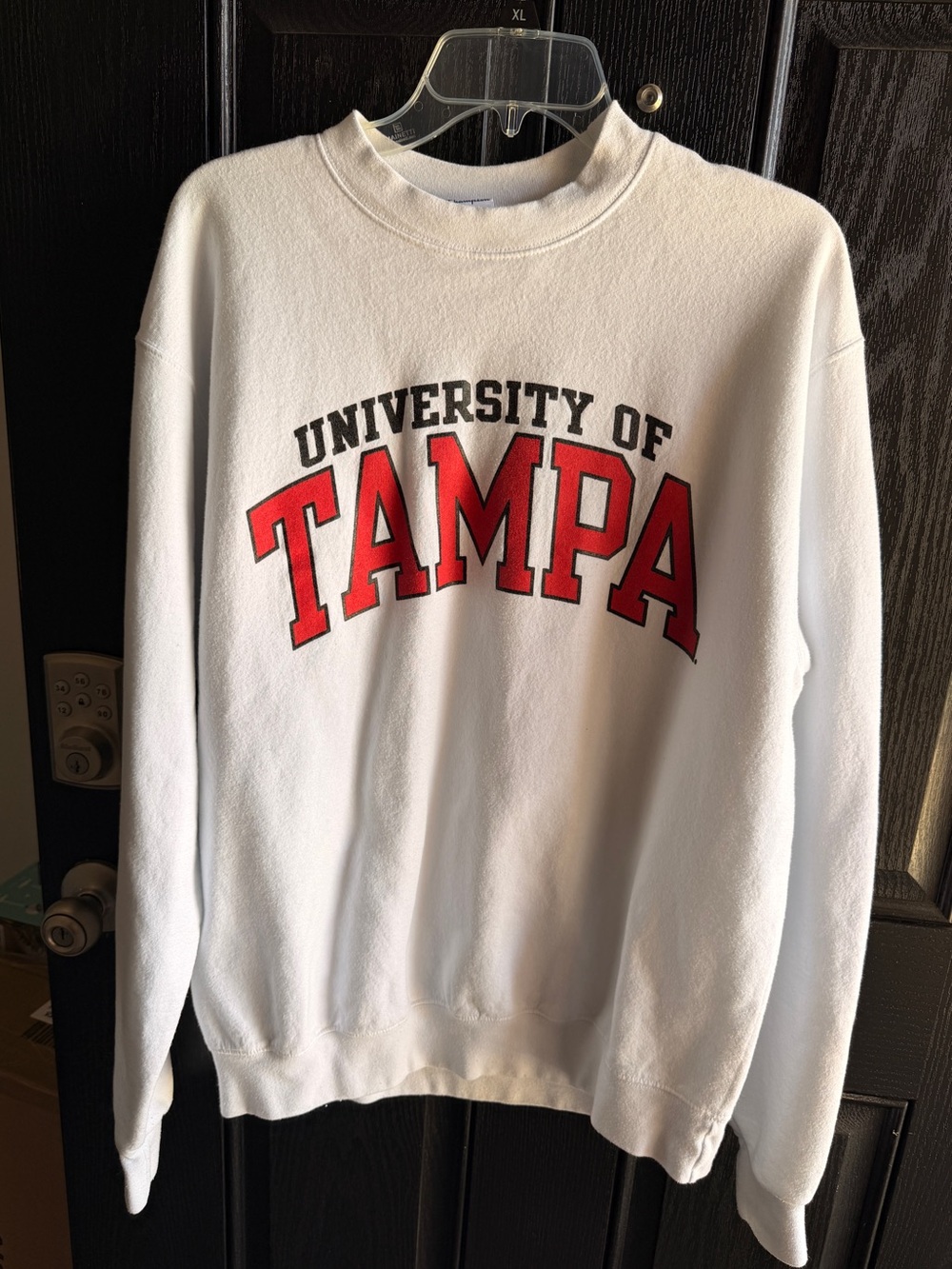 University of Tampa White Crewneck Sweatshirt - L